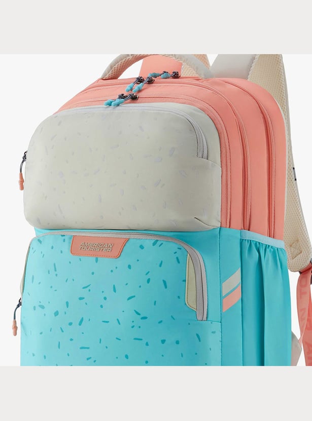 AMERICAN TOURISTER Banger Kids Colourblock Backpack with Cover