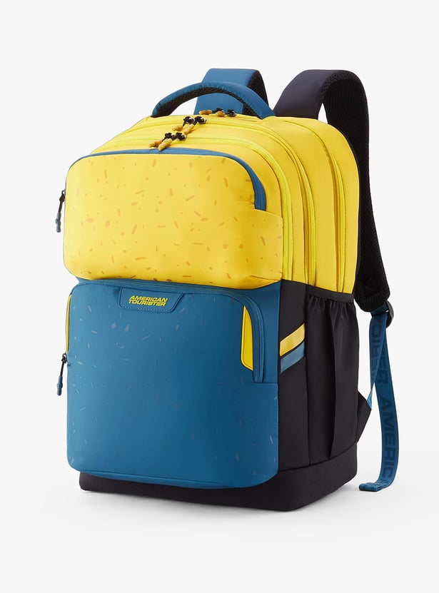 AMERICAN TOURISTER Banger Kids Colourblock Backpack with Cover