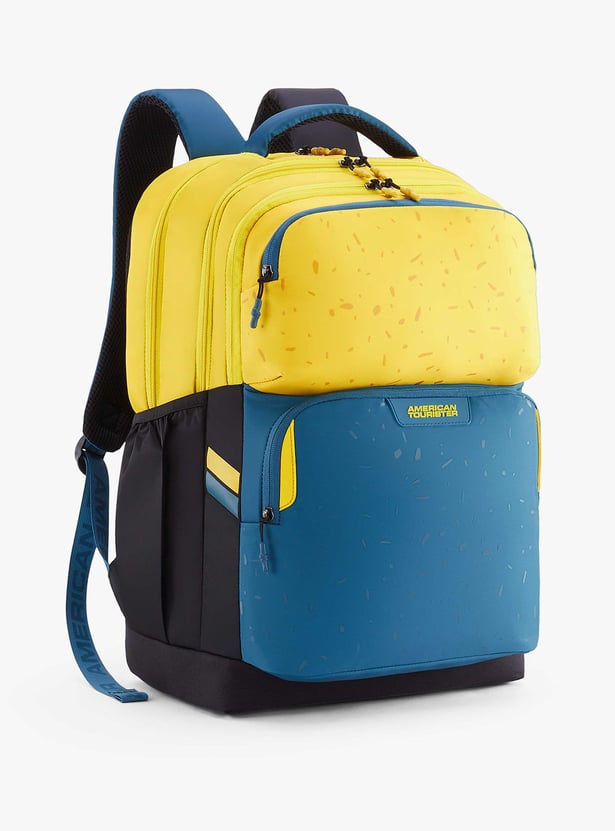 AMERICAN TOURISTER Banger Kids Colourblock Backpack with Cover