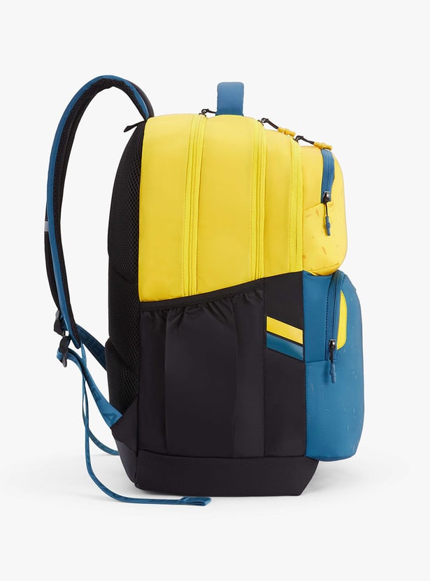 AMERICAN TOURISTER Banger Kids Colourblock Backpack with Cover
