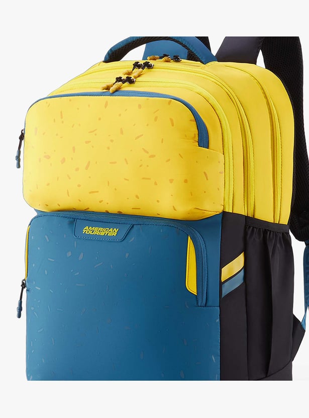 AMERICAN TOURISTER Banger Kids Colourblock Backpack with Cover