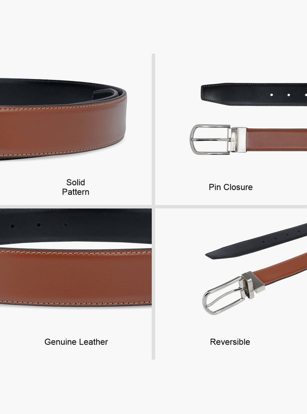 UNITED COLORS OF BENETTON Solid Reversible Formal Belt
