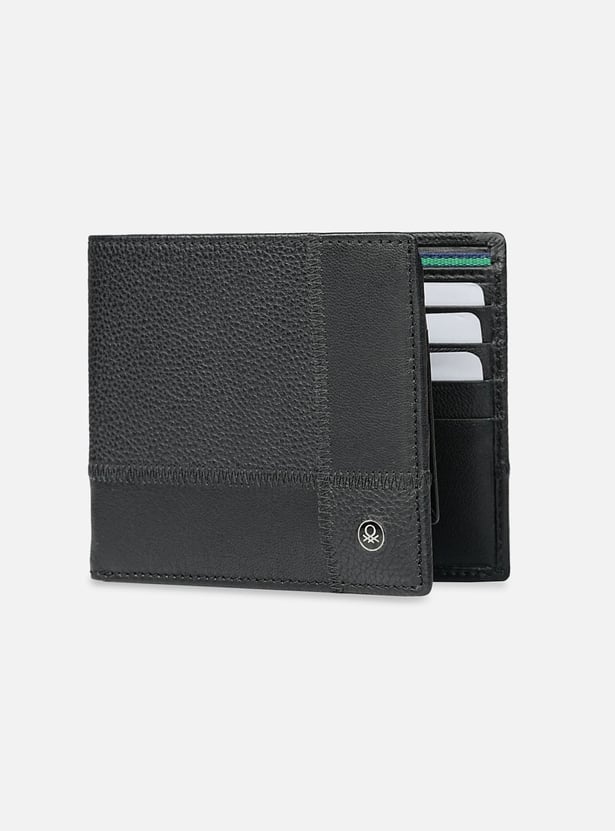 UNITED COLORS OF BENETTON Textured Bi-Fold Wallet