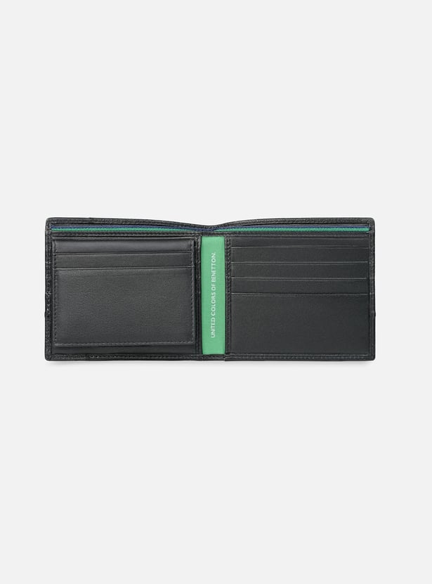 UNITED COLORS OF BENETTON Textured Bi-Fold Wallet