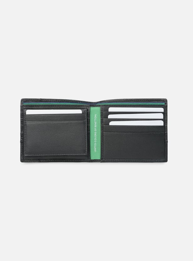 UNITED COLORS OF BENETTON Textured Bi-Fold Wallet