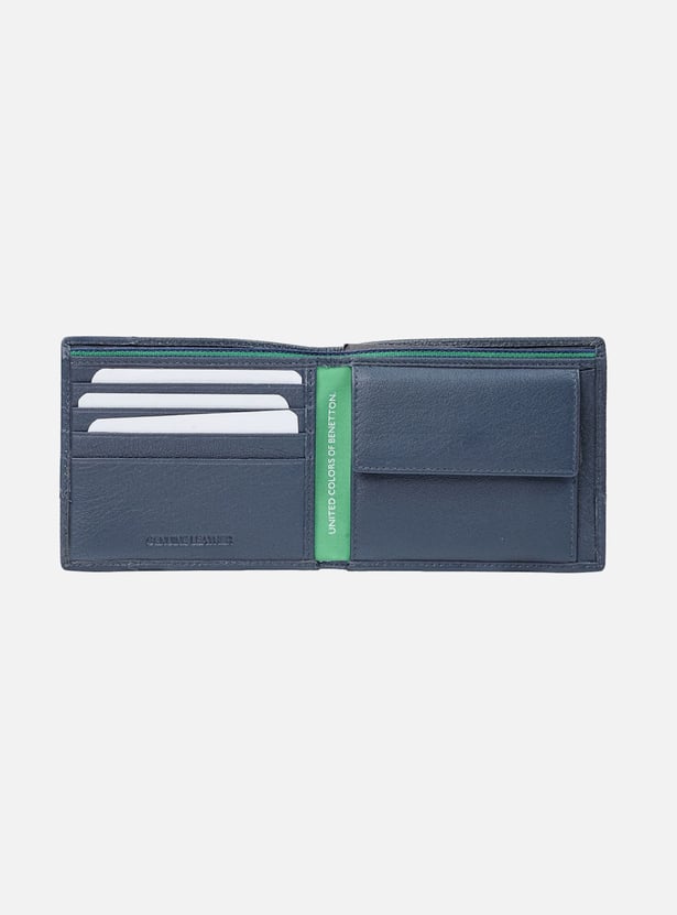 UNITED COLORS OF BENETTON Textured Bi-Fold Wallet