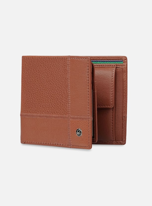 UNITED COLORS OF BENETTON Textured Bi-Fold Wallet