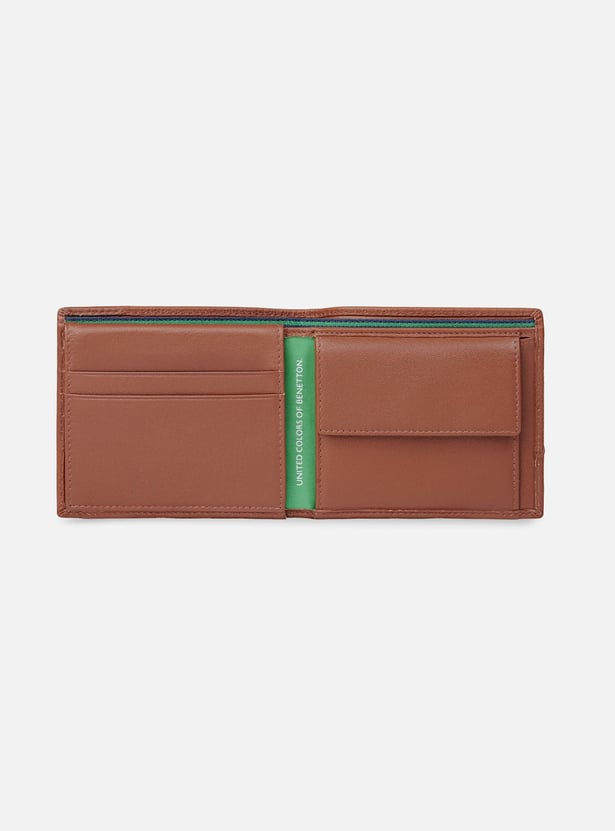 UNITED COLORS OF BENETTON Textured Bi-Fold Wallet