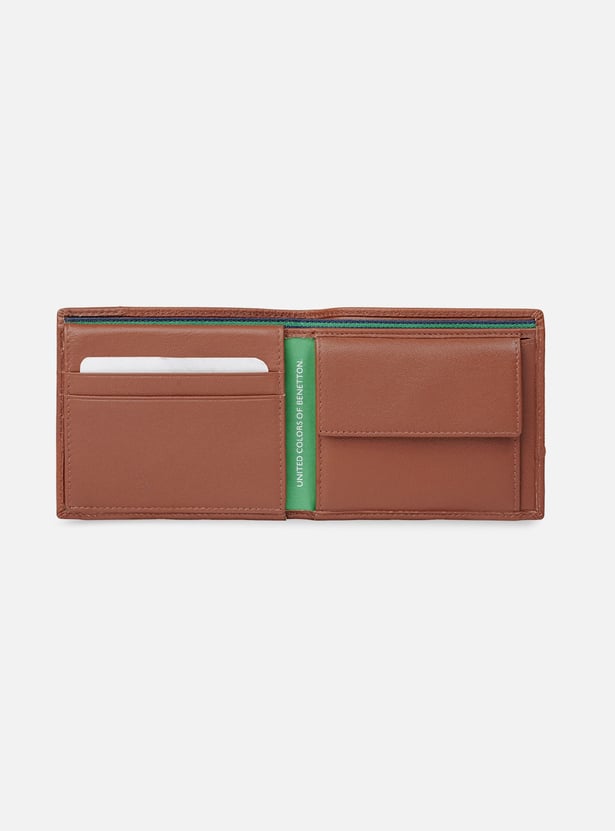 UNITED COLORS OF BENETTON Textured Bi-Fold Wallet