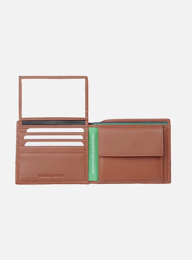 UNITED COLORS OF BENETTON Textured Bi-Fold Wallet