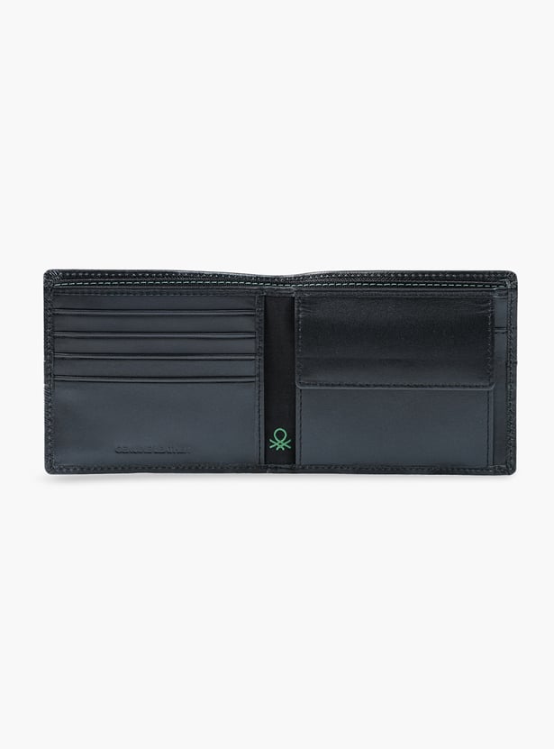 UNITED COLORS OF BENETTON Textured Bi-Fold Wallet
