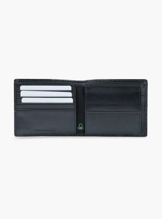 UNITED COLORS OF BENETTON Textured Bi-Fold Wallet