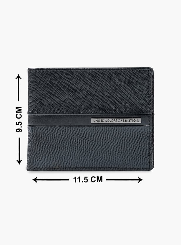 UNITED COLORS OF BENETTON Textured Bi-Fold Wallet