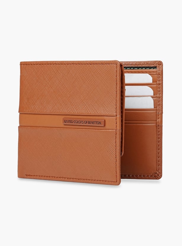 UNITED COLORS OF BENETTON Textured Bi-Fold Wallet