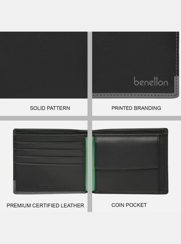 UNITED COLORS OF BENETTON Solid Bi-Fold Wallet