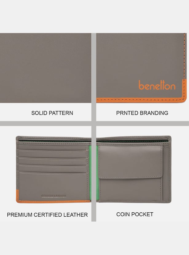 UNITED COLORS OF BENETTON Solid Bi-Fold Wallet