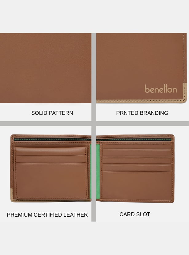 UNITED COLORS OF BENETTON Solid Bi-Fold Wallet