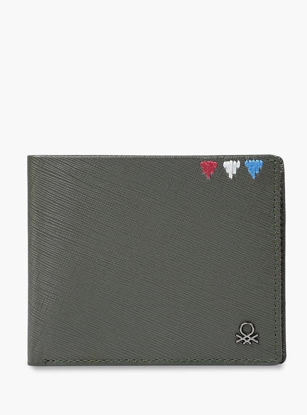 UNITED COLORS OF BENETTON Textured Bi-Fold Wallet
