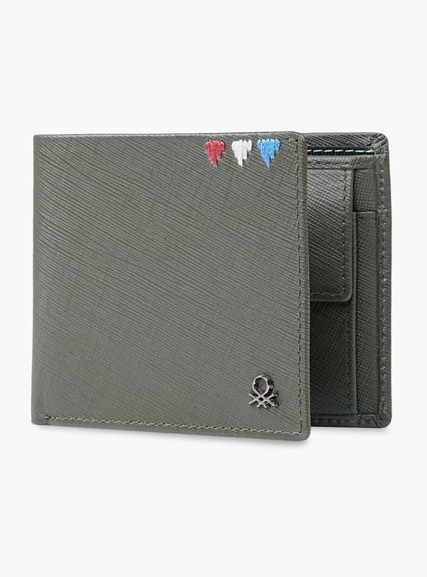 UNITED COLORS OF BENETTON Textured Bi-Fold Wallet