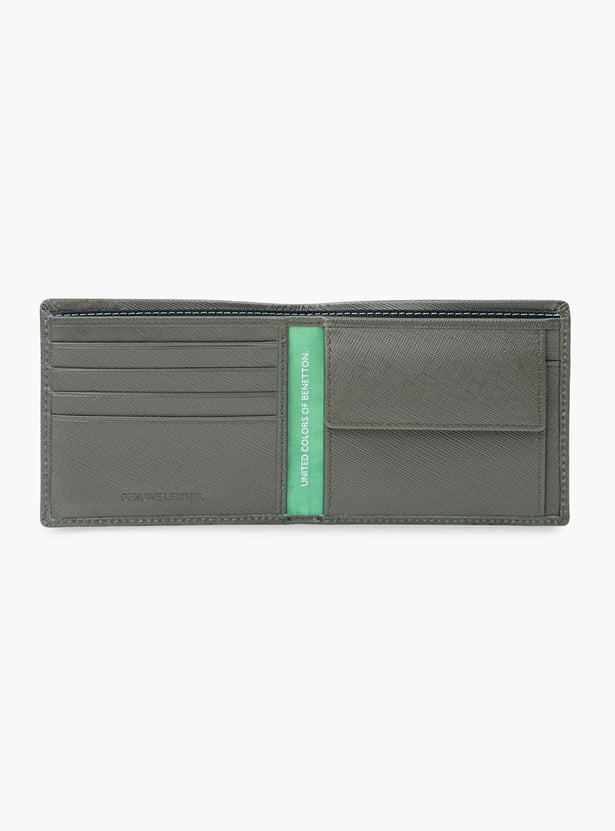 UNITED COLORS OF BENETTON Textured Bi-Fold Wallet