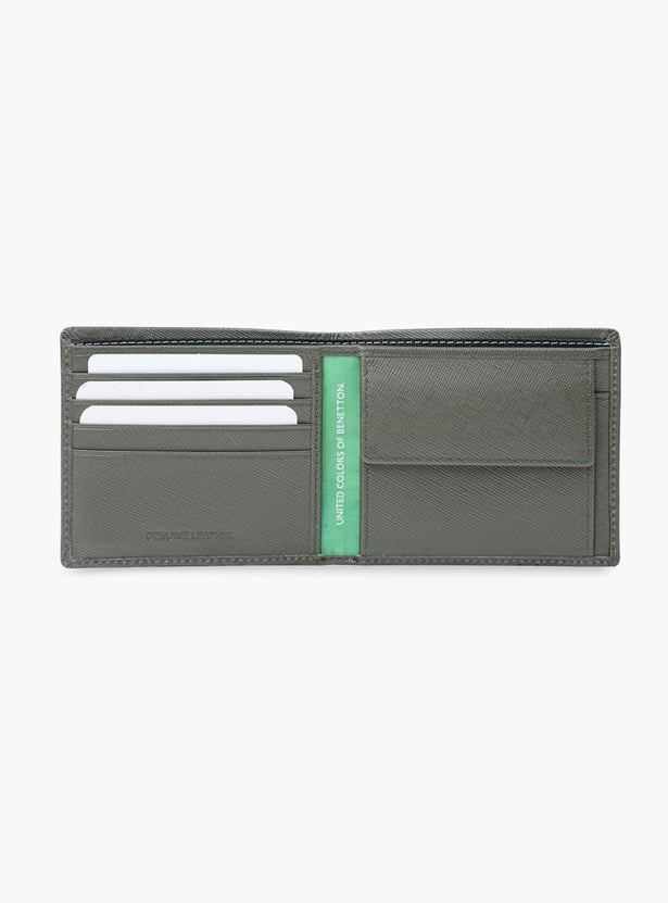 UNITED COLORS OF BENETTON Textured Bi-Fold Wallet