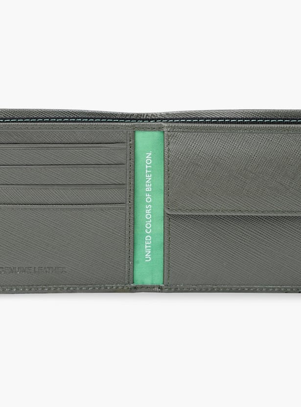 UNITED COLORS OF BENETTON Textured Bi-Fold Wallet