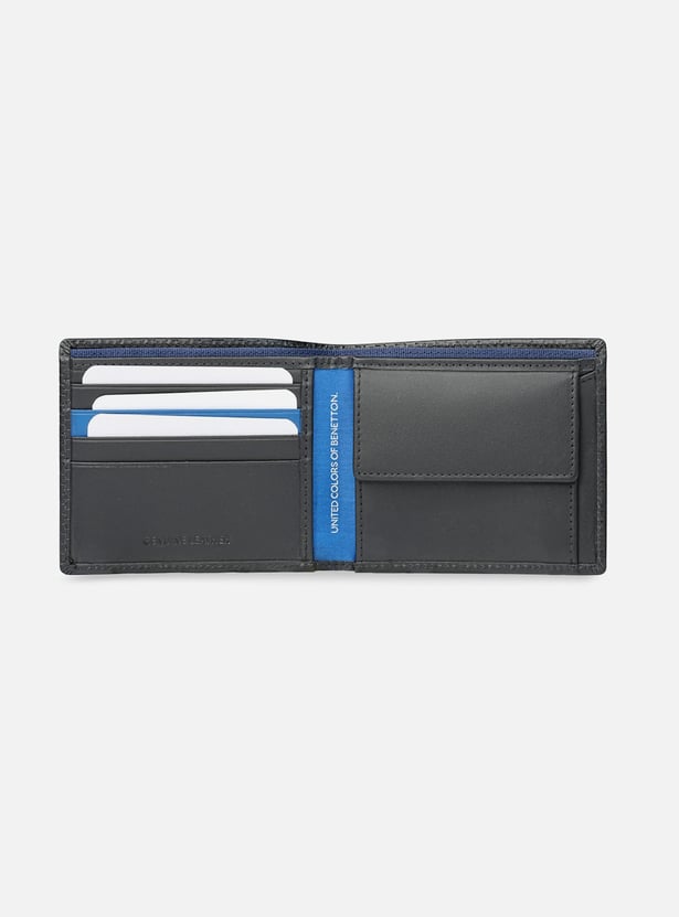 UNITED COLORS OF BENETTON Textured Bi-Fold Wallet