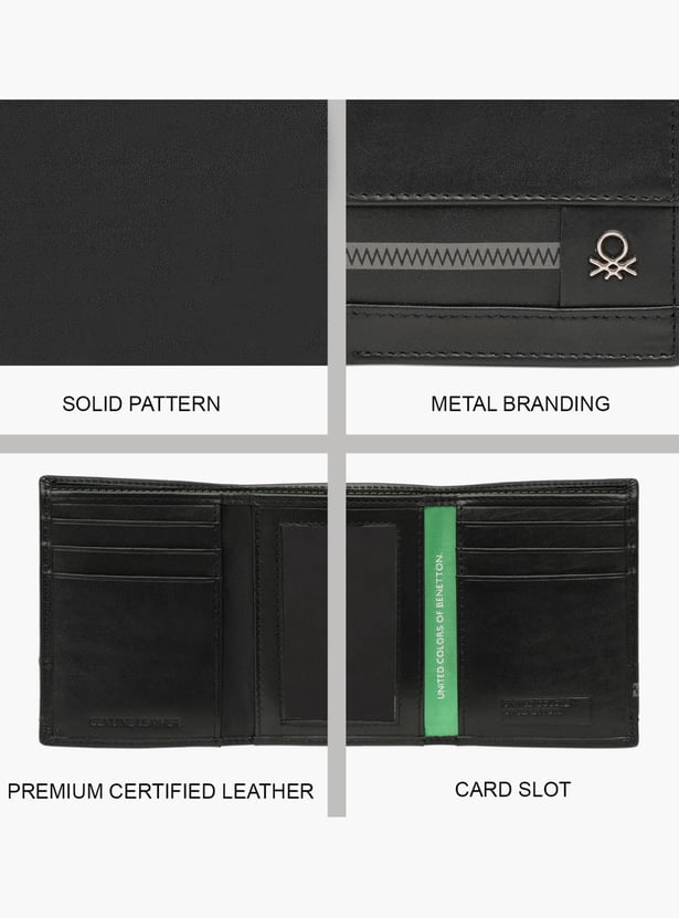 UNITED COLORS OF BENETTON Solid Bi-Fold Wallet