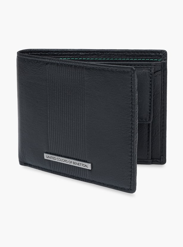 UNITED COLORS OF BENETTON Ribbed Bi-Fold Wallet