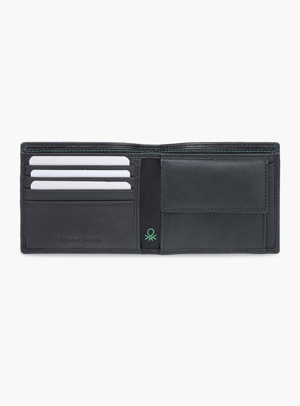 UNITED COLORS OF BENETTON Ribbed Bi-Fold Wallet