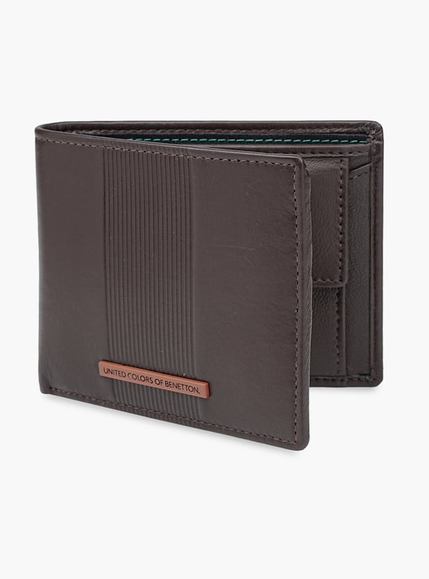 UNITED COLORS OF BENETTON Ribbed Bi-Fold Wallet
