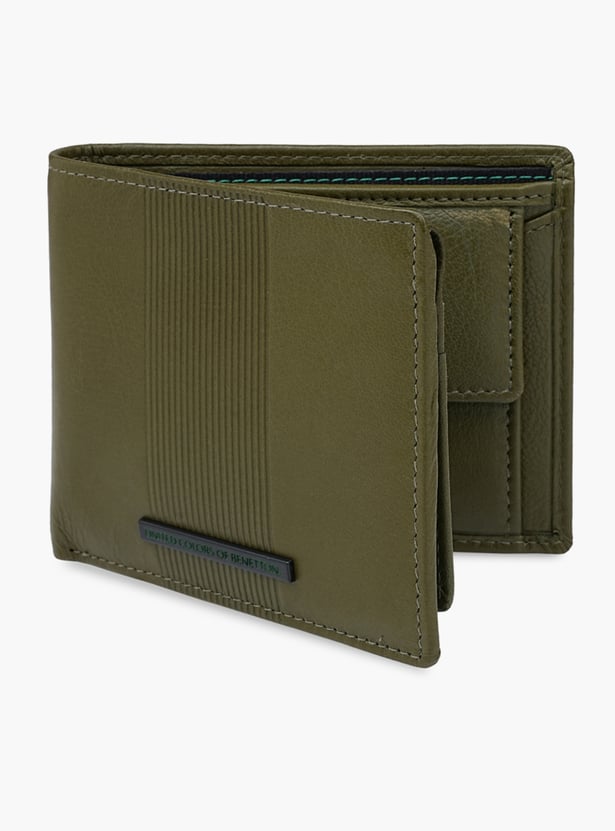 UNITED COLORS OF BENETTON Ribbed Bi-Fold Wallet