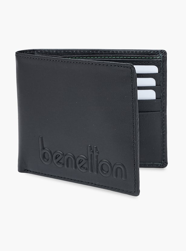 UNITED COLORS OF BENETTON Embossed Bi-Fold Wallet