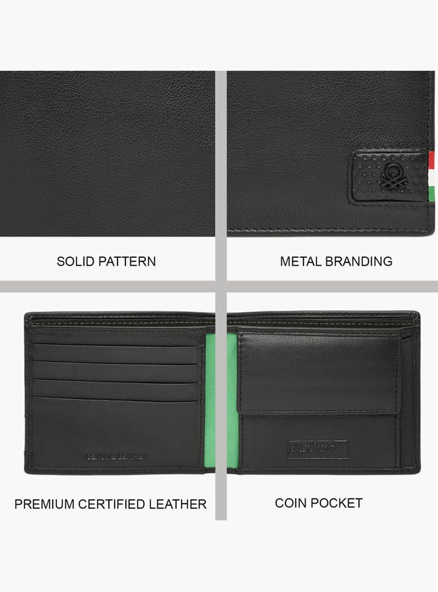 UNITED COLORS OF BENETTON Solid Bi-Fold Wallet