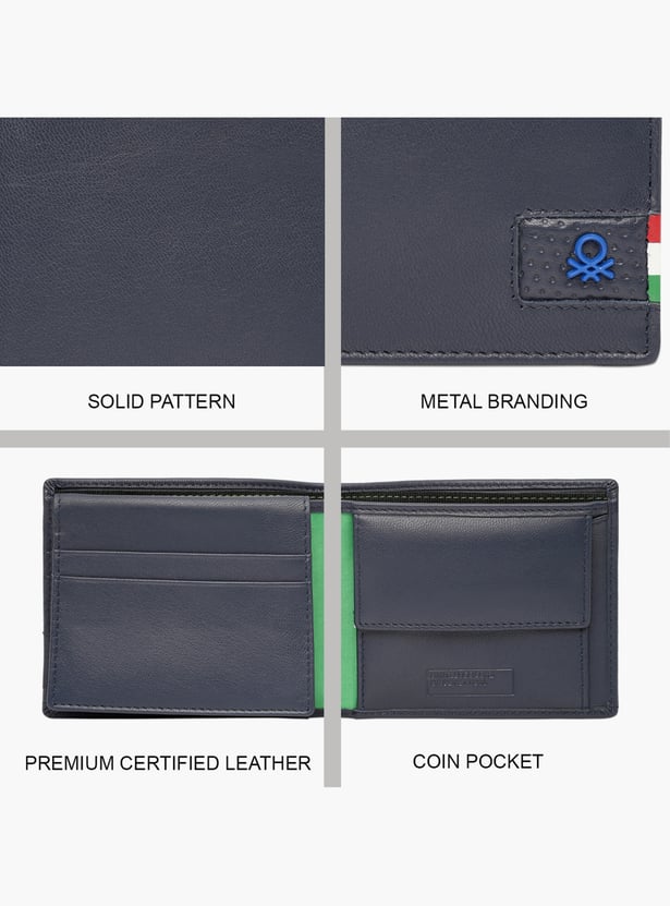 UNITED COLORS OF BENETTON Solid Bi-Fold Wallet