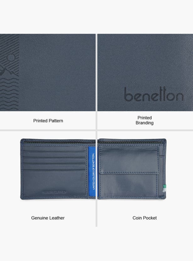 UNITED COLORS OF BENETTON Printed Bi-Fold Wallet