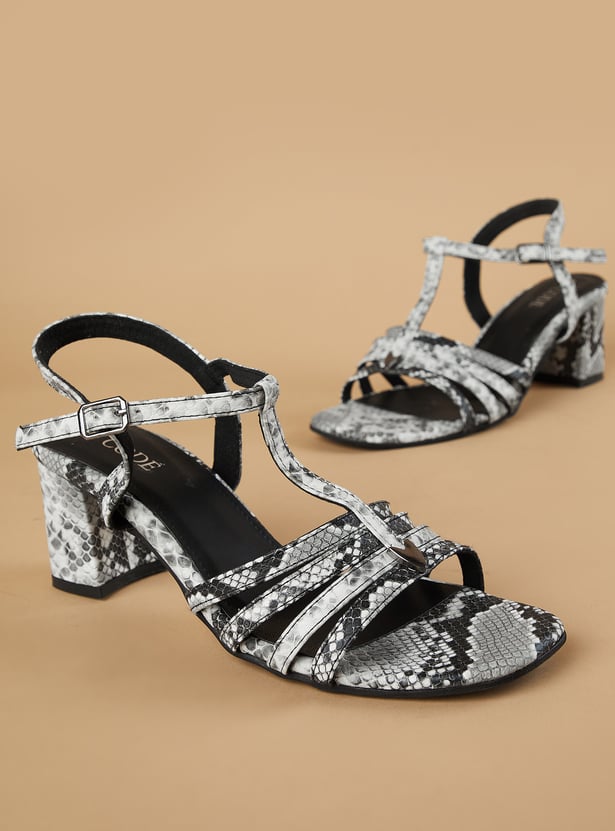 CODE Textured Block Heels