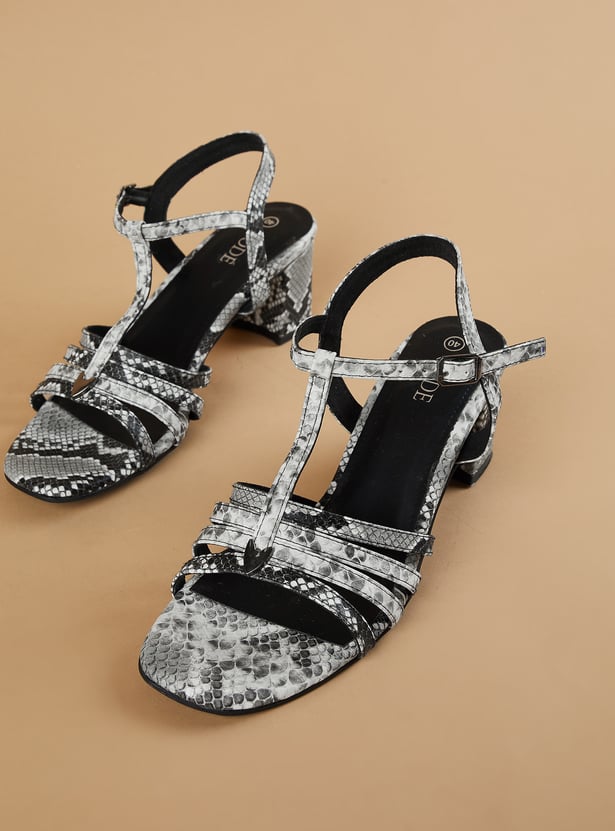 CODE Textured Block Heels