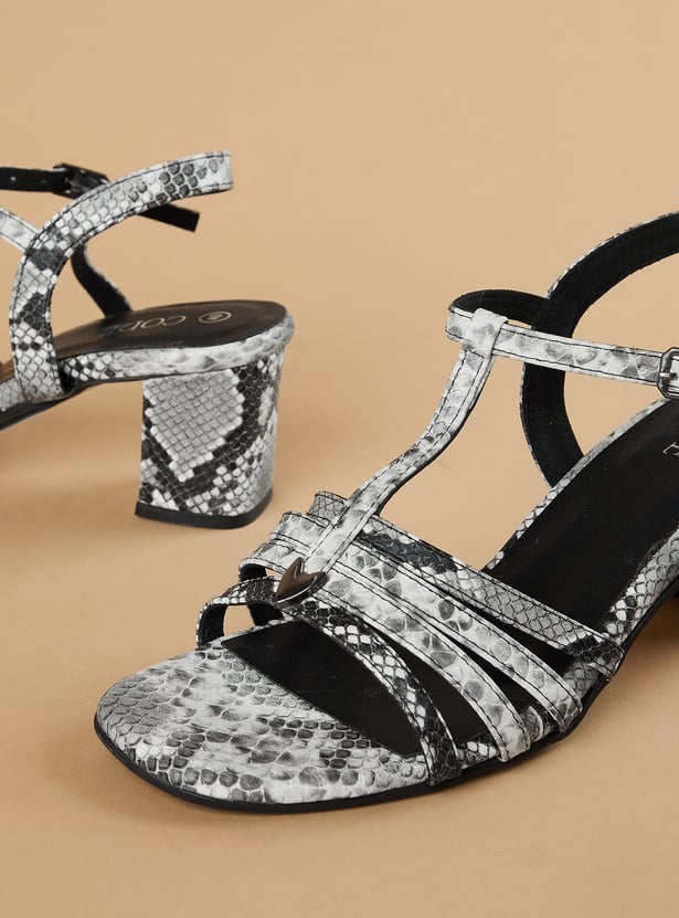 CODE Textured Block Heels