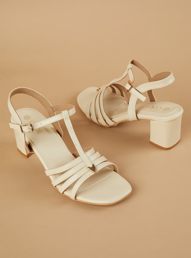 CODE Textured Block Heels