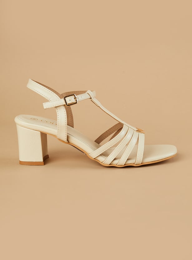 CODE Textured Block Heels
