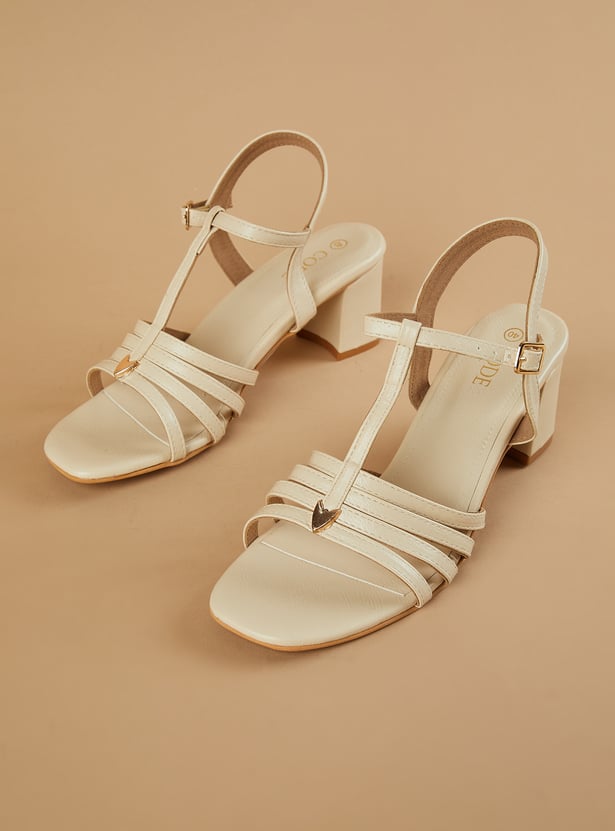 CODE Textured Block Heels