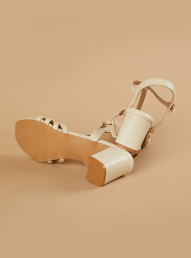 CODE Textured Block Heels