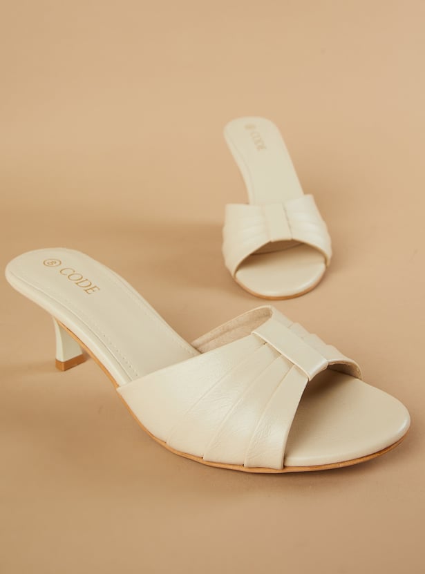 CODE Textured Spool Heels