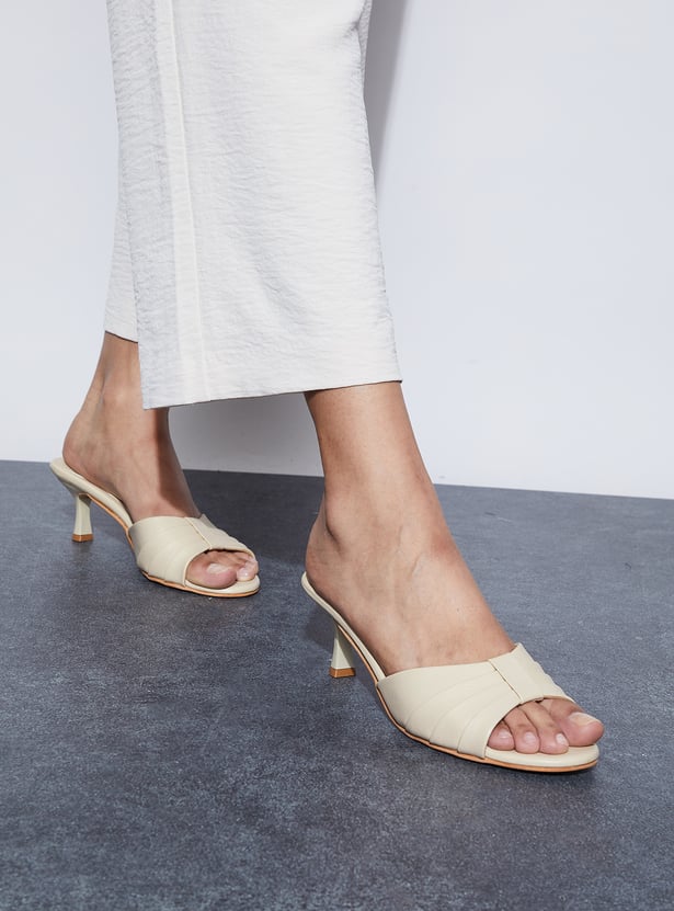 CODE Textured Spool Heels