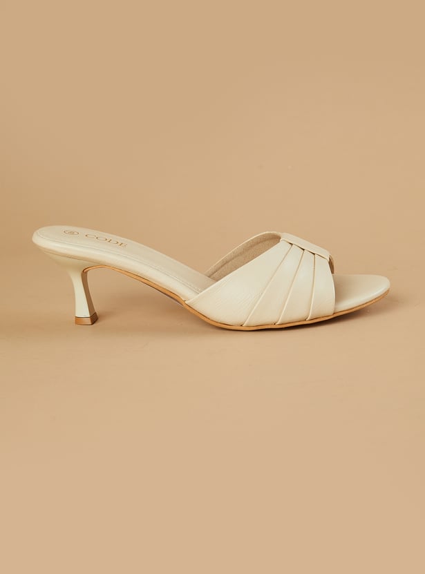 CODE Textured Spool Heels