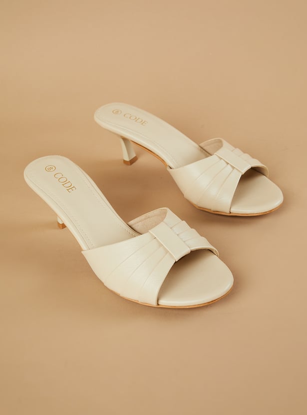 CODE Textured Spool Heels