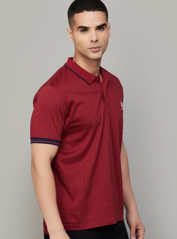 US POLO ASSN Striped Polo T-shirt