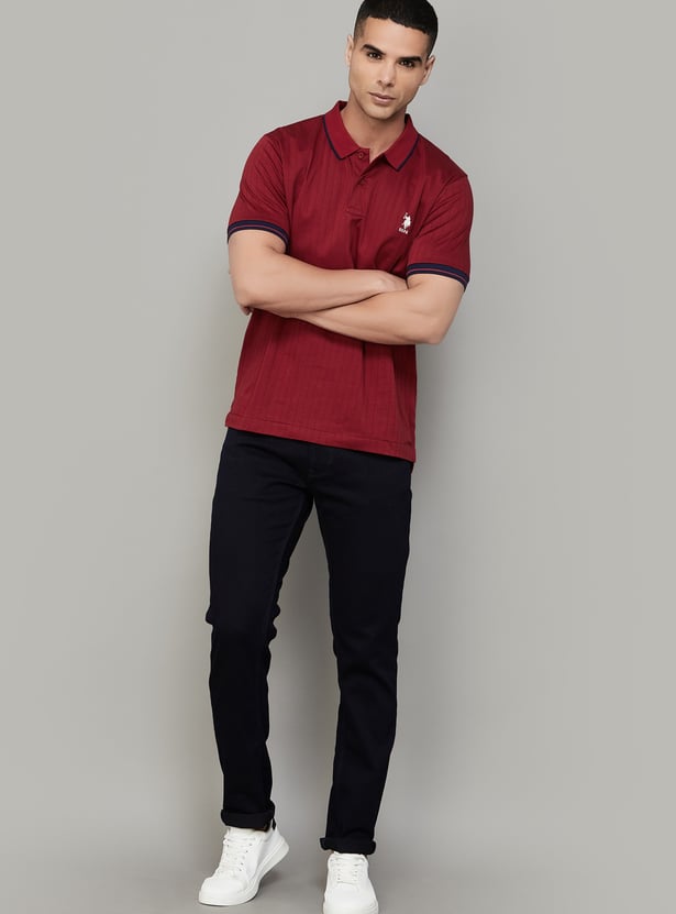 US POLO ASSN Striped Polo T-shirt