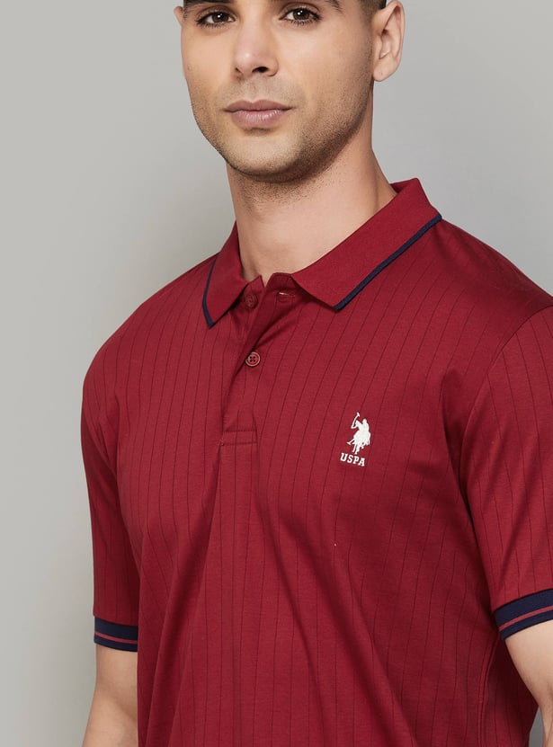 US POLO ASSN Striped Polo T-shirt